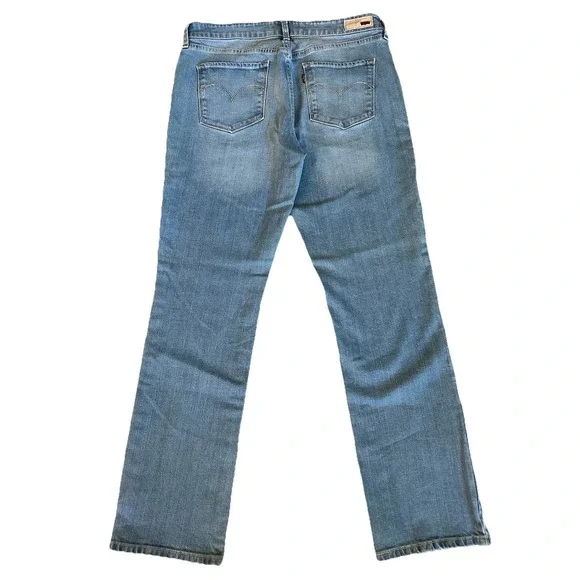 Levi Demi Curve Mid Rise Straight Jeans Size‎ 10/30 - Picture 3 of 8